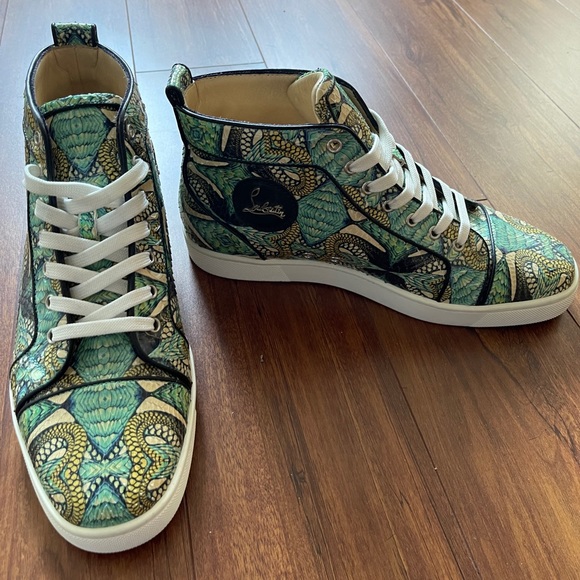 Christian Louboutin alligator skin sneaker - Picture 2 of 3